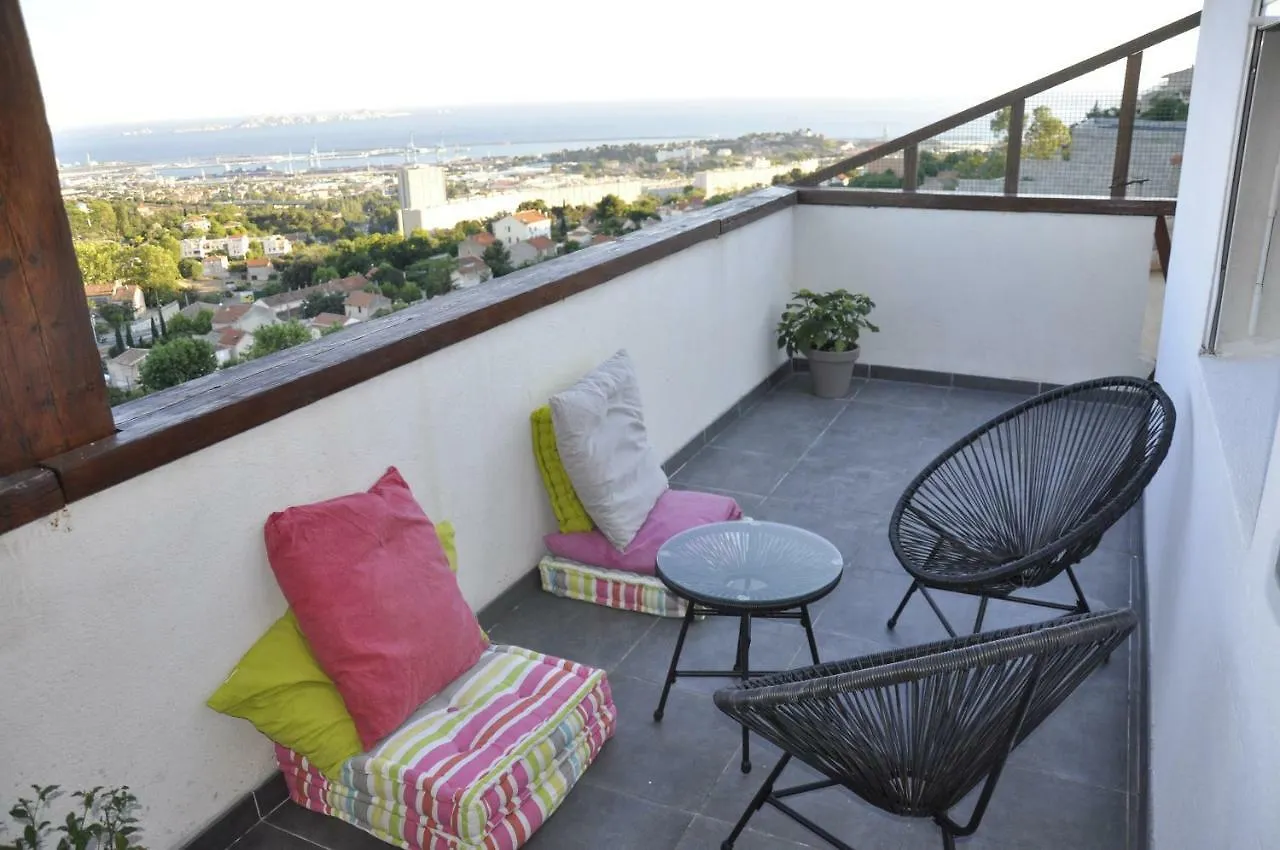 Appartement Cosy Verduron Vue Mer Panoramique Marseille